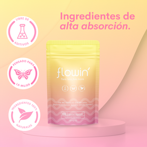 Flowin' Endo-Supplement NAC, DIM, Bisglicinato de Magnesio de 60 cápsula