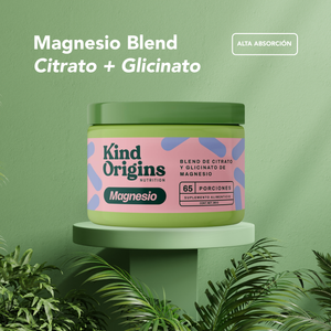 Magnesio Citrato & Glicinato 265g en Polvo