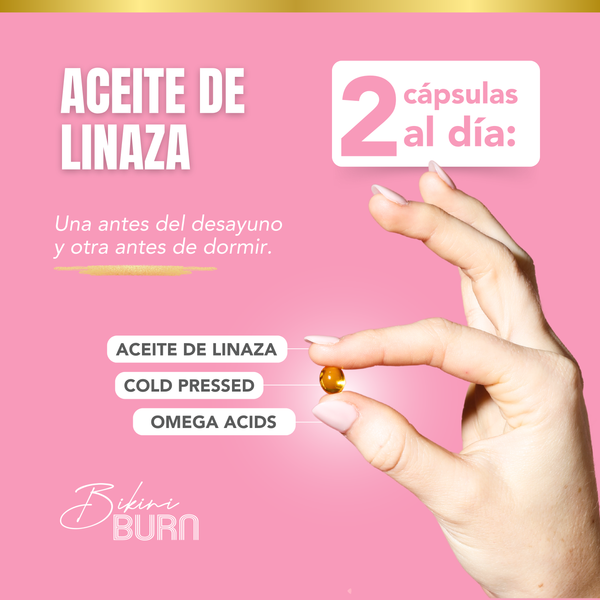 Aceite de Linaza Con Omegas 450 mg 125 cápsulas