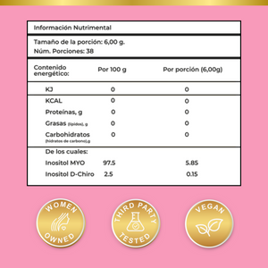 Ovatol® Inositol Myo&D-Chiro 40:1 230 g en Polvo