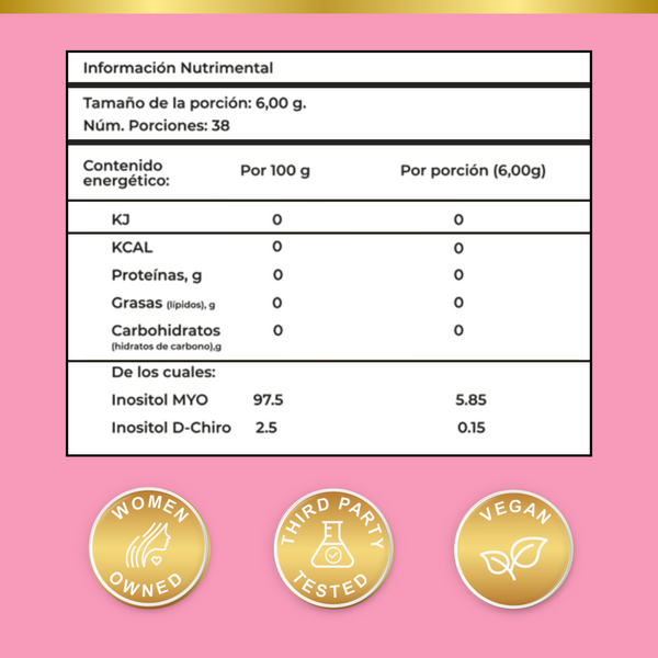 Ovatol® Inositol Myo&D-Chiro 40:1 230 g en Polvo