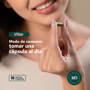 Vitex Agnus Castus 400 mg 90 cápsulas