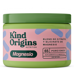 Magnesio | Blend en Polvo de Glicinato y Citrato de Magnesio con 65 porciones