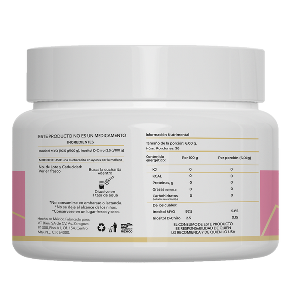 Ovatol® Inositol Myo&D-Chiro 40:1 230 g en Polvo