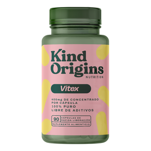Kind Origins Vitex, 100% Pure | Vitex Capsules 400mg, 90 Servings
