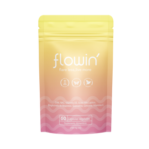 Flowin' Endo-Supplement NAC, DIM, Bisglicinato de Magnesio de 60 cápsula